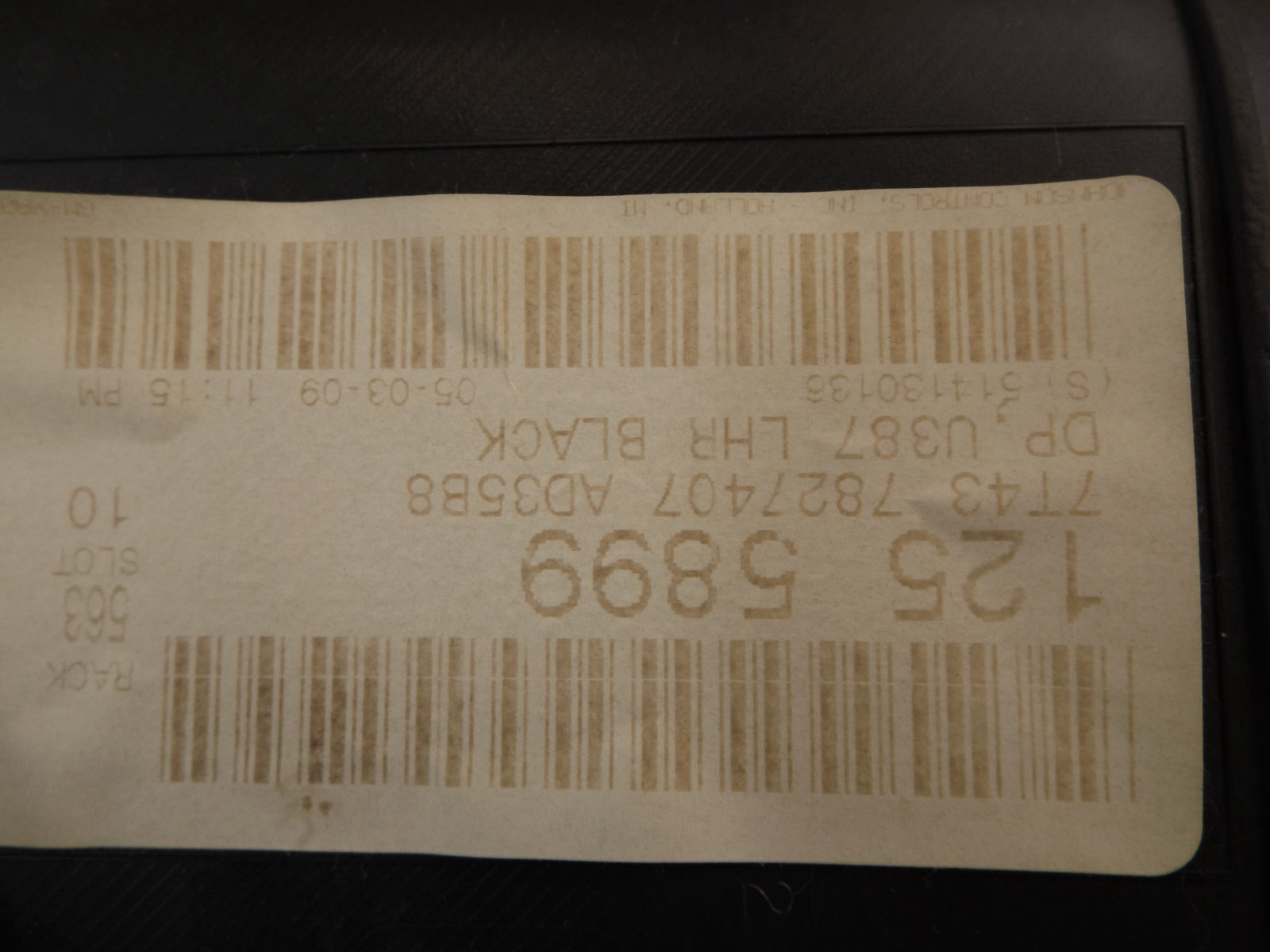 7T4Z7827406AD 2007-2010 Ford Edge Passenger RR Door Interior Trim Panel Used 7T4Z7827406AD OEM