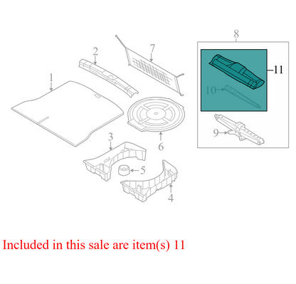 CT4Z17005A 2007-2010 Ford Edge Multi-Purpose Tool Set Used CT4Z17005A OEM