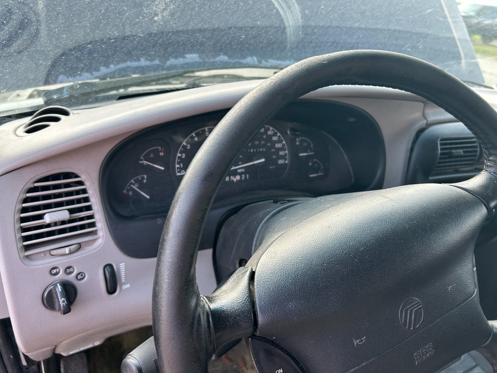 XL2Z7804459AAC 95-01 Mercury Mountaineer Instrument Panel Knee Bolster Used XL2Z7804459AAC OEM