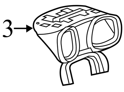 20917097 2011-2015 GMC Terrain Instrument Cluster Bezel Used 20917097 OEM