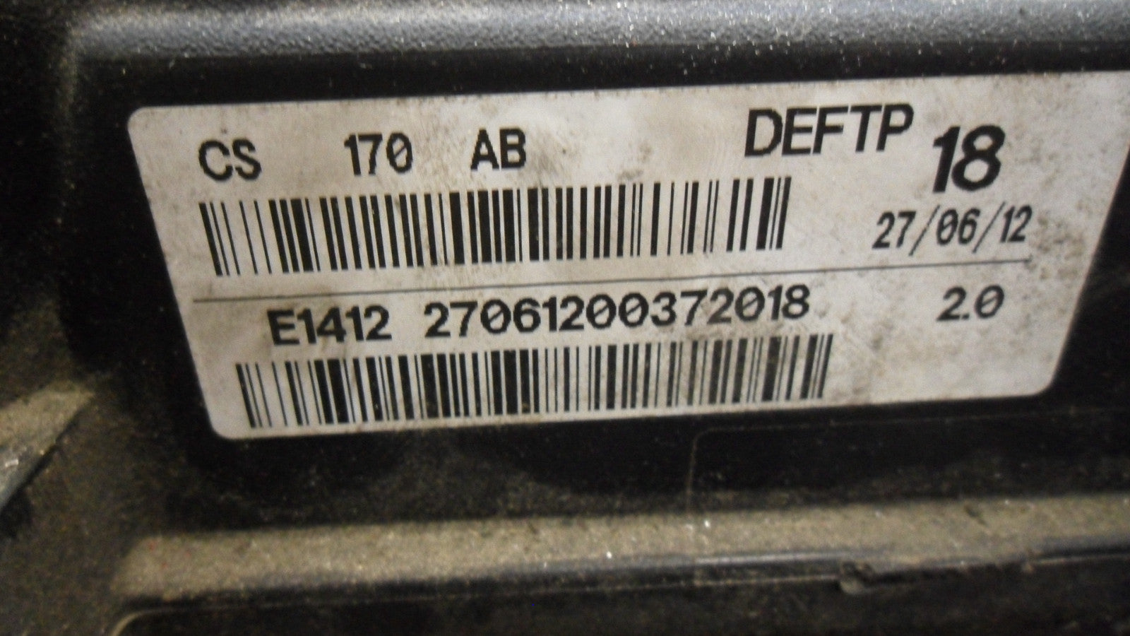 CV6Z6007C 2012-2014 Ford Focus Engine Assembly Used OEM 2.0L CV6Z6007C 111k Miles