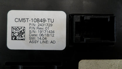 CM5T10849TU 2012 Ford Focus Speedometer Instrument Cluster 111229 Used CM5T10849TU OEM