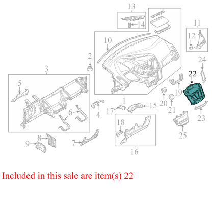 CM5118835JAW 2012-2014 Ford Focus Instrument Panel Bezel Used CM5118835JAW OEM
