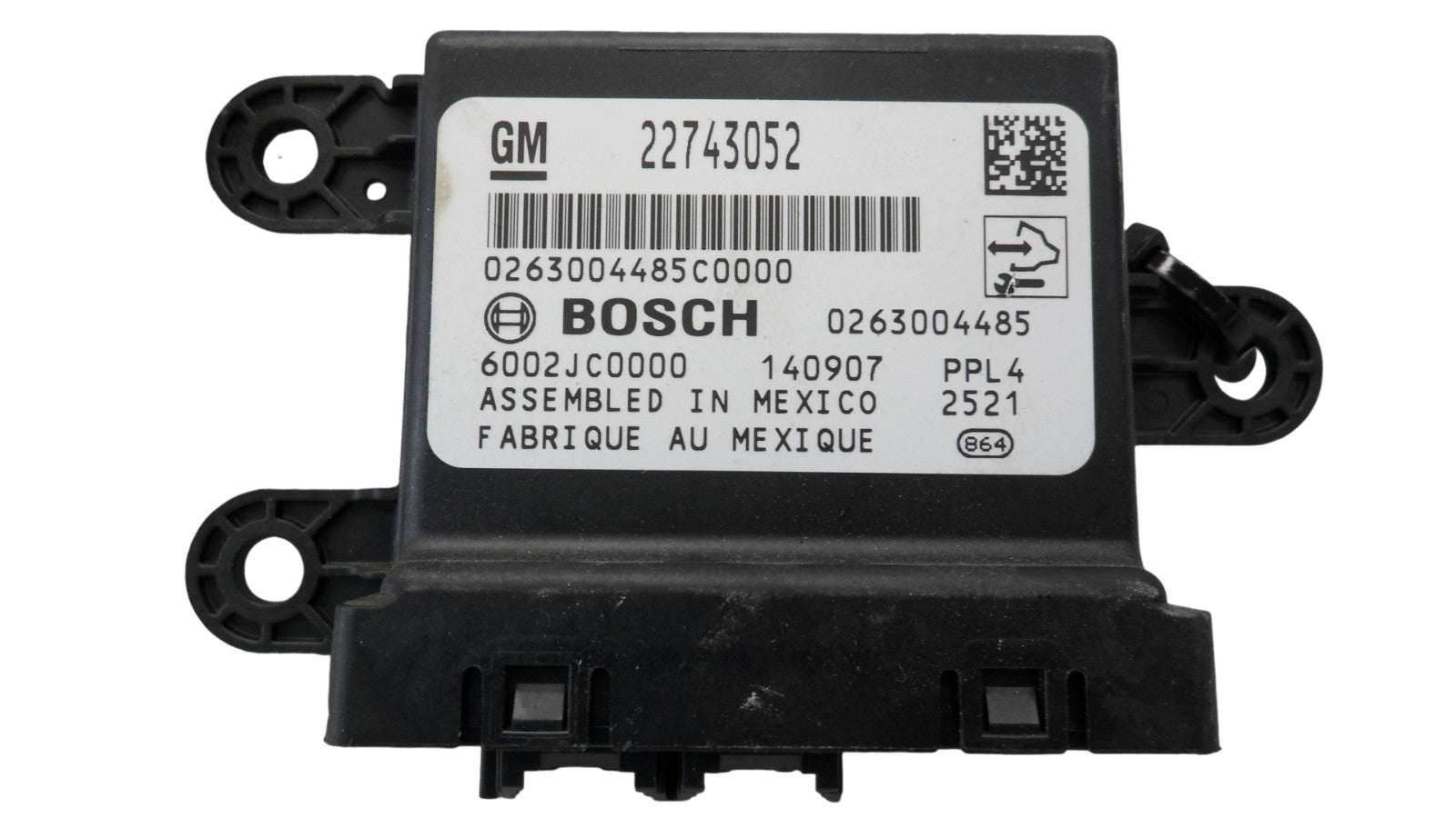22743052 2013-2016 GMC Acadia Rear Parking Aid Control Module 3.6L Used 22743052 OEM
