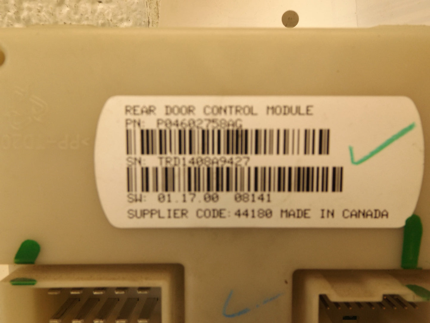 P04602758AG 2008-2016 Dodge Grand Caravan Sliding Door Control Module P04602758AG