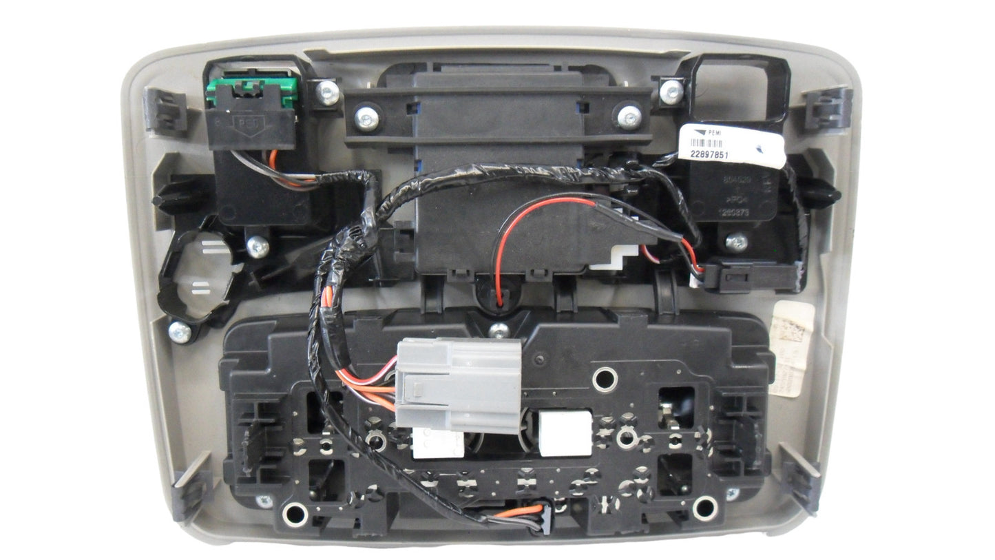 22897851 2013-2017 GMC Acadia FU Roof Overhead Console Used 22897851 OEM