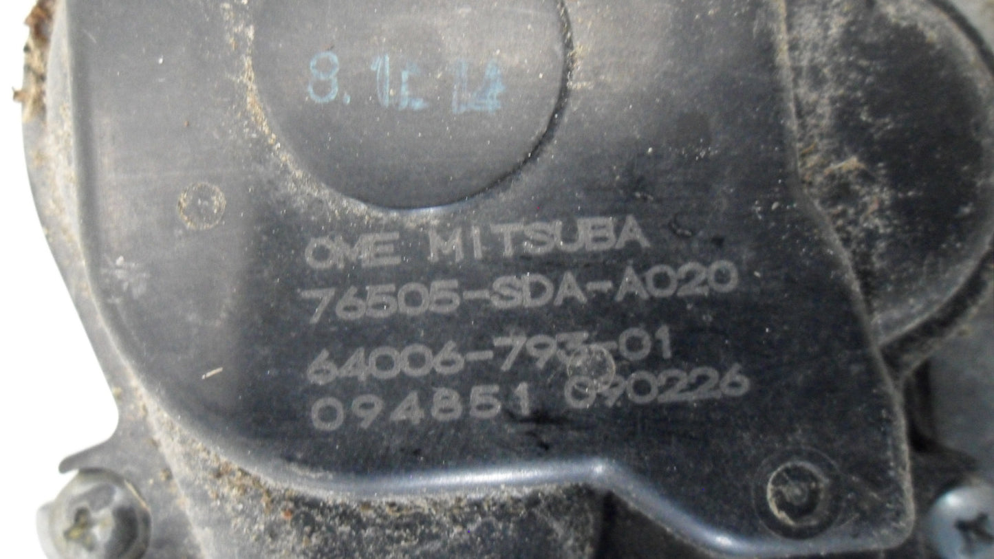 76505SDAA020 2004-2006 Acura TL Front Windshield Wiper Motor Used 76505SDAA020 OEM