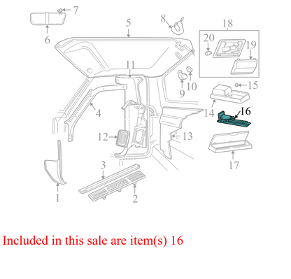 F87Z17080CA 1999-2000 Ford Ranger Floor Jack Used F87Z17080CA OEM