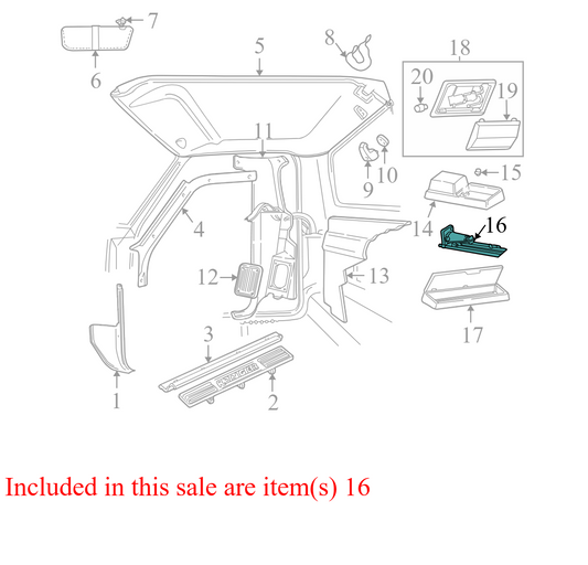 F87Z17080CA 1999-2000 Ford Ranger Floor Jack Used F87Z17080CA OEM