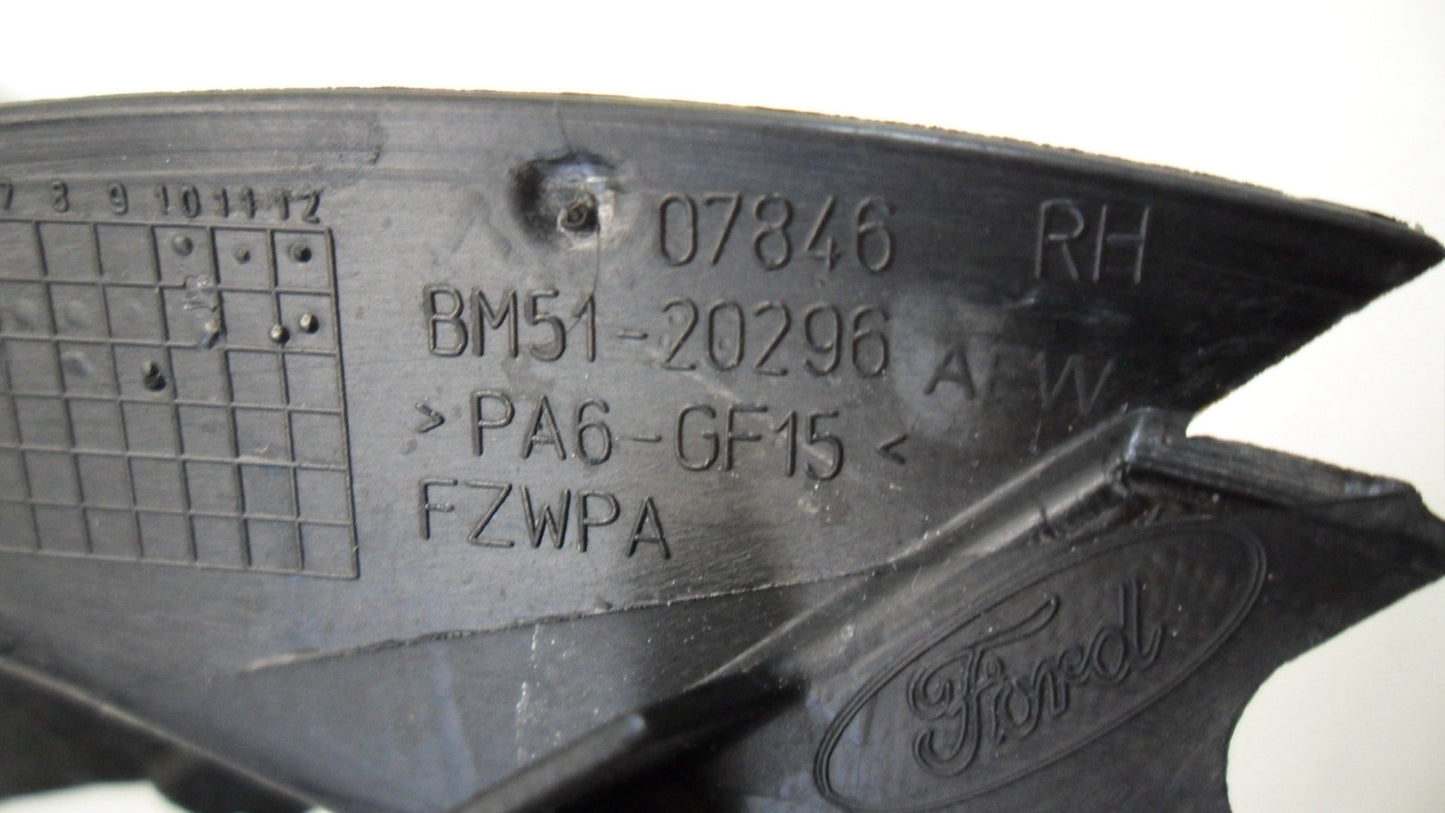 BM5120296AEW 2012-2018 Ford Focus Passenger FR Door Sill Trim Panel Used BM5120296AEW OEM