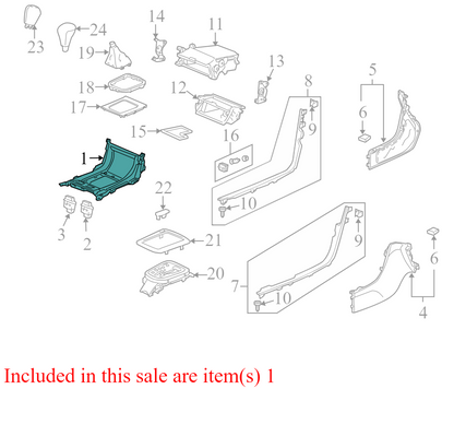77290SEPA010 2004-2008 Acura TL FC Console Panel W/ Heat Switch Used 77290SEPA010 OEM