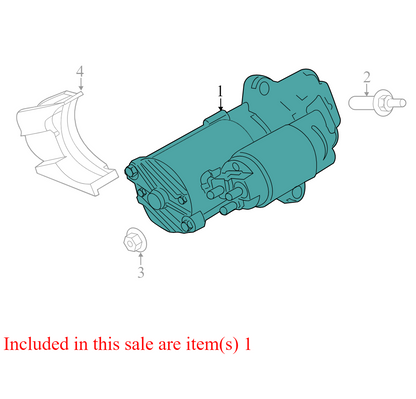 BB5T11000BA 2012-2014 Ford Focus Starter Motor 2.0L Used BB5T11000BA OEM