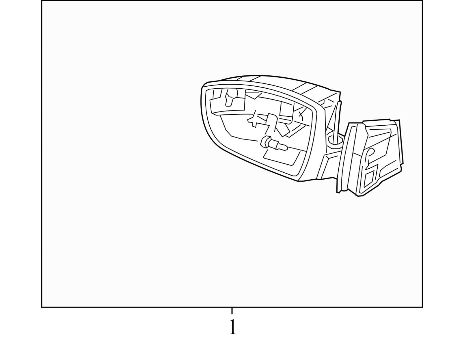 CM5117683 2012-2014 Ford Focus Driver FL Door Mirror Used CM5117683 OEM