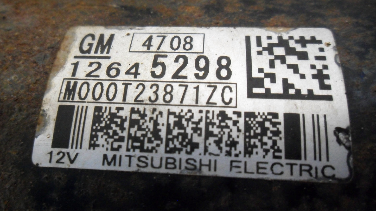 12645298 2010-2017 GMC Acadia Starter Motor 3.6L Used 12645298 OEM