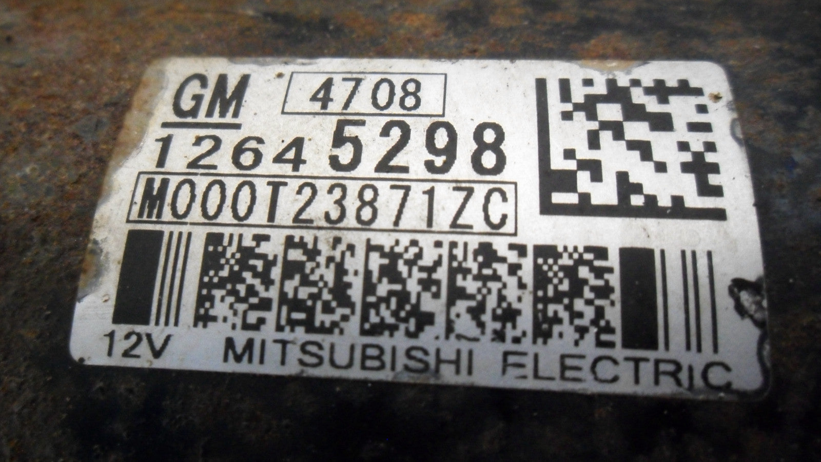 12645298 2010-2017 GMC Acadia Starter Motor 3.6L Used 12645298 OEM
