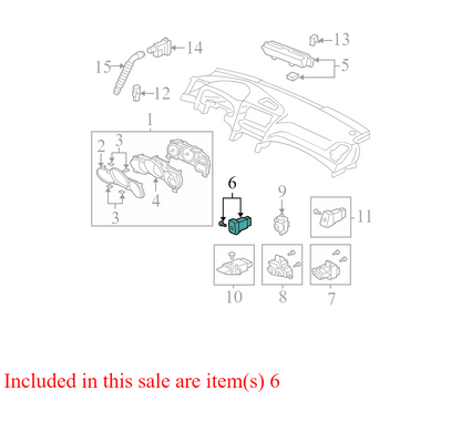 M22273HZSSEP2 2004-2006 Acura TL Traction Control Switch Used M22273HZSSEP2 OEM