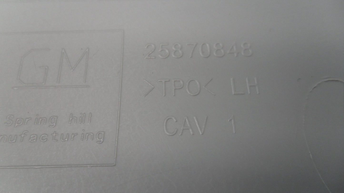 22789039 2009-12 Chevrolet Traverse Driver FL Body A-Pillar Trim Panel Used 22789039 OEM