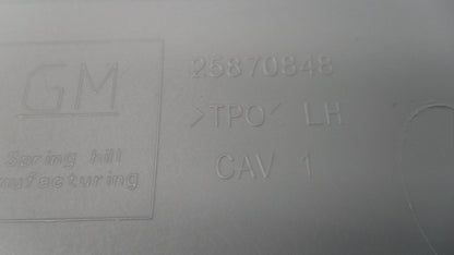 22789039 2009-12 Chevrolet Traverse Driver FL Body A-Pillar Trim Panel Used 22789039 OEM