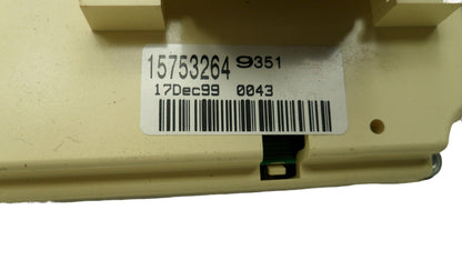 15753264 1999-2002 Chevrolet Silverado HVAC Temperature Control Panel Used 15753264 OEM