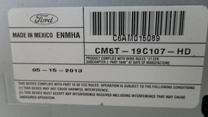 CM5T19C107HD 2012-2014 Ford Focus Radio Control Unit Used FM5Z18C869HD OEM