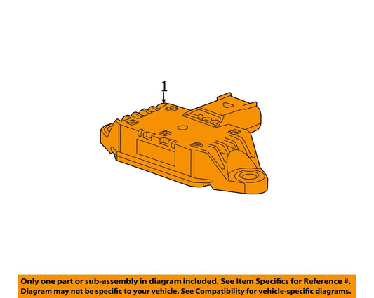 13587220 2012-2014 Chevrolet Traverse Suspension Yaw Sensor Used 13587220 OEM