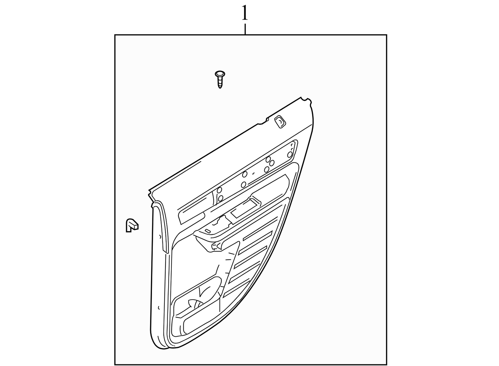 7A137827406 2007-2010 Lincoln MKX Passenger RR Door Interior Trim Panel Used 7A137827406 OEM