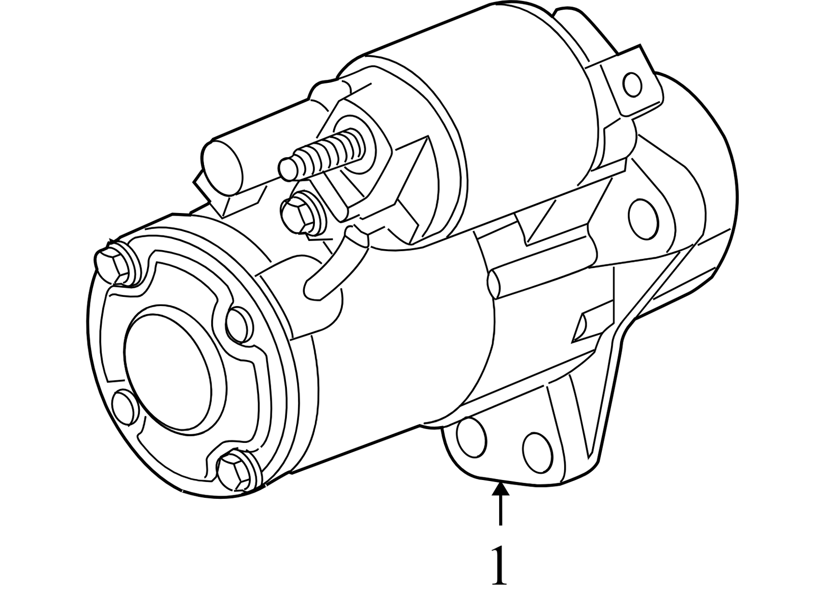 12645298 2010-2017 GMC Acadia Starter Motor 3.6L Used 12645298 OEM