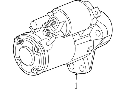 12645298 2010-2017 GMC Acadia Starter Motor 3.6L Used 12645298 OEM