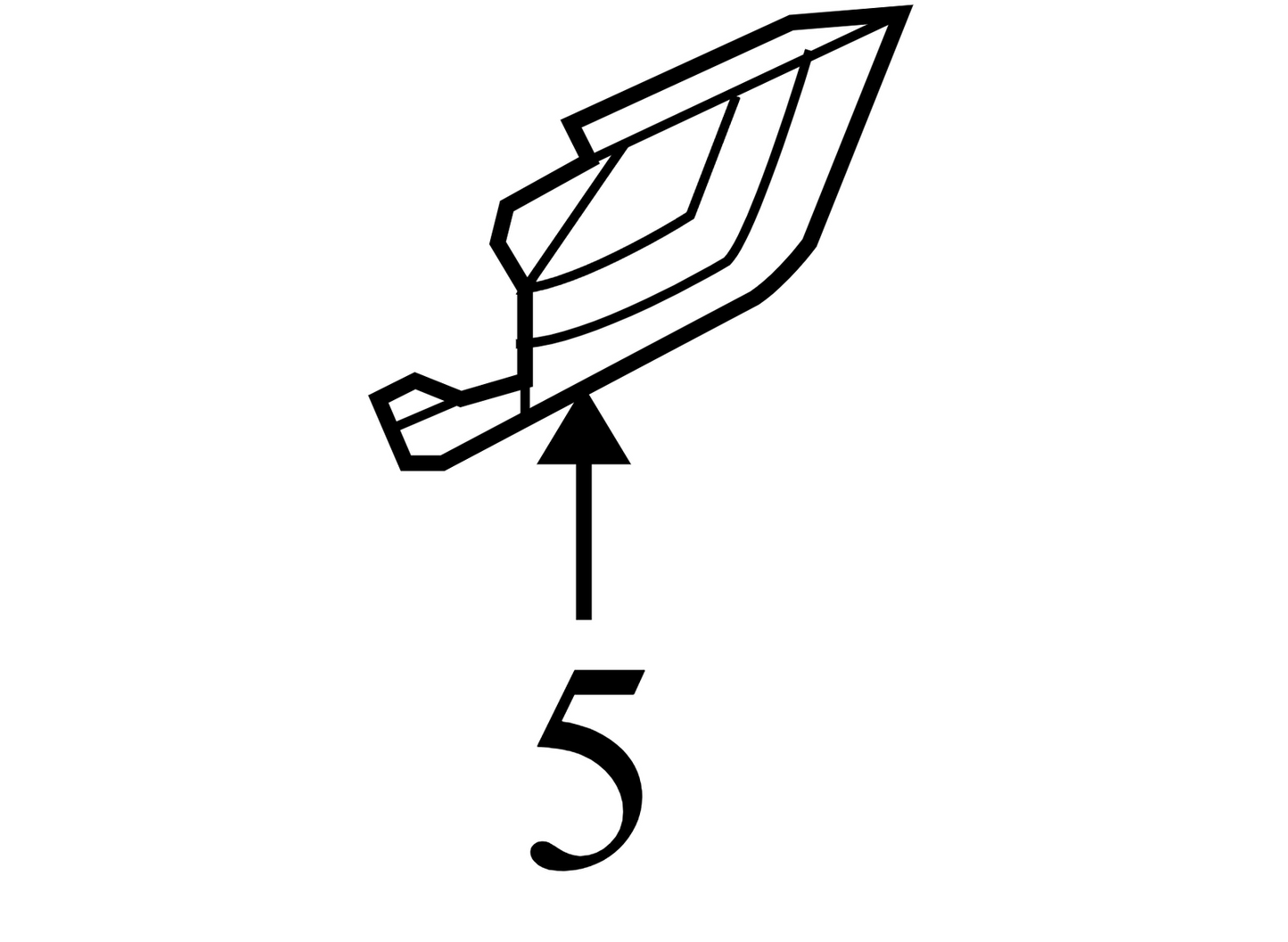 96462711 2007-2011 Chevrolet Aveo FR Interior Door Handle Trim Used 96462711 OEM