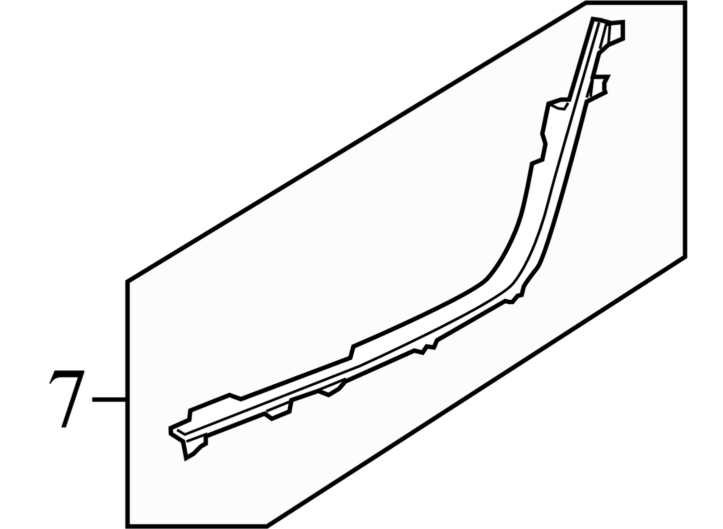 77293SEPA010 2004-2006 Acura TL Passenger FR Console Trim Panel Used 77293SEPA010 OEM