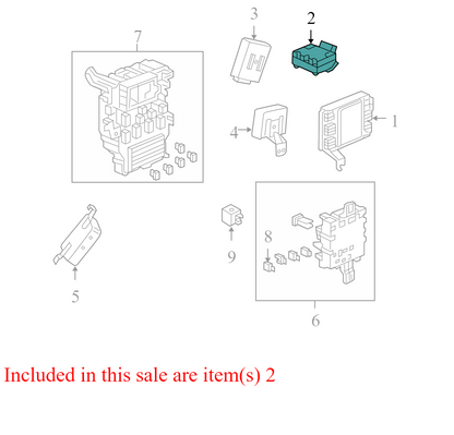 39200SHJL013 2005-2007 Honda Odyssey Active Noise Cancellation Module Used 39200SHJL013 OEM