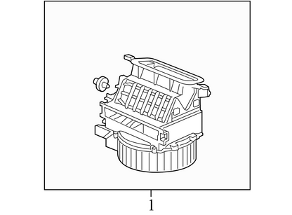 79305SHJA01 2005-2007 Honda Odyssey HVAC Blower Motor Housing Used 79305SHJA01 OEM