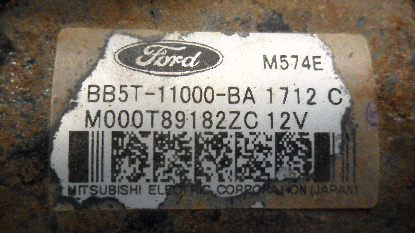 BB5T11000BA 2012-2014 Ford Focus Starter Motor 2.0L Used BB5T11000BA OEM