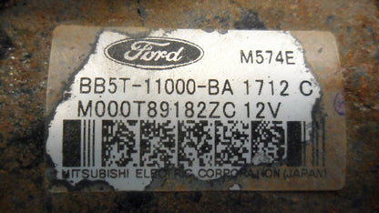 BB5T11000BA 2012-2014 Ford Focus Starter Motor 2.0L Used BB5T11000BA OEM