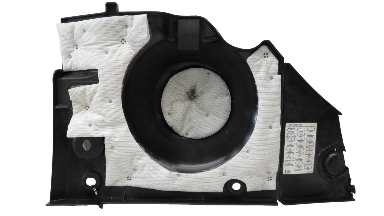 25768840 2009-2012 Chevrolet Traverse Driver FL Firewall Insulator Used 25768840 OEM
