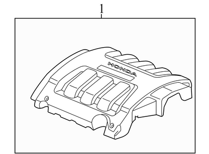 17121RGWA00 2005-2007 Honda Odyssey Engine Cover 3.5L Used 17121RGWA00 OEM