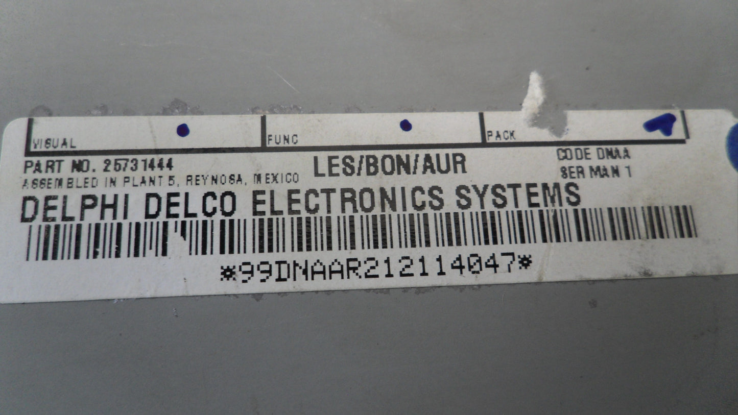 12207529 2000-2005 Buick LeSabre GPS Onstar Navigation Control Module 12207529 OEM USED