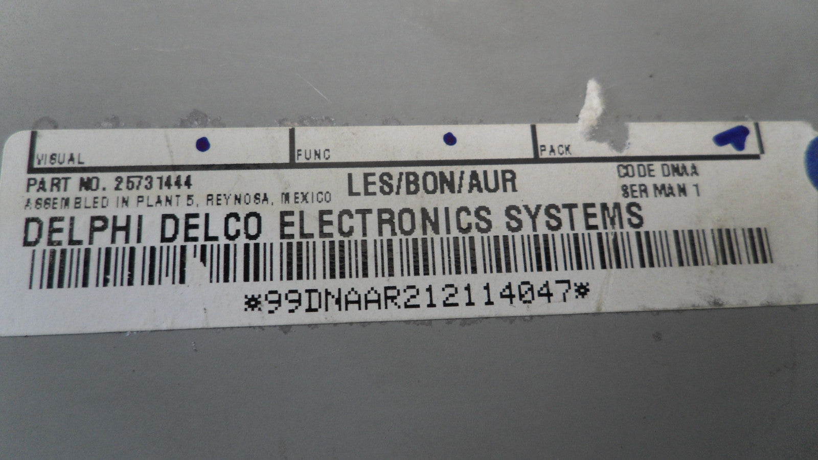 12207529 2000-2005 Buick LeSabre GPS Onstar Navigation Control Module 12207529 OEM USED