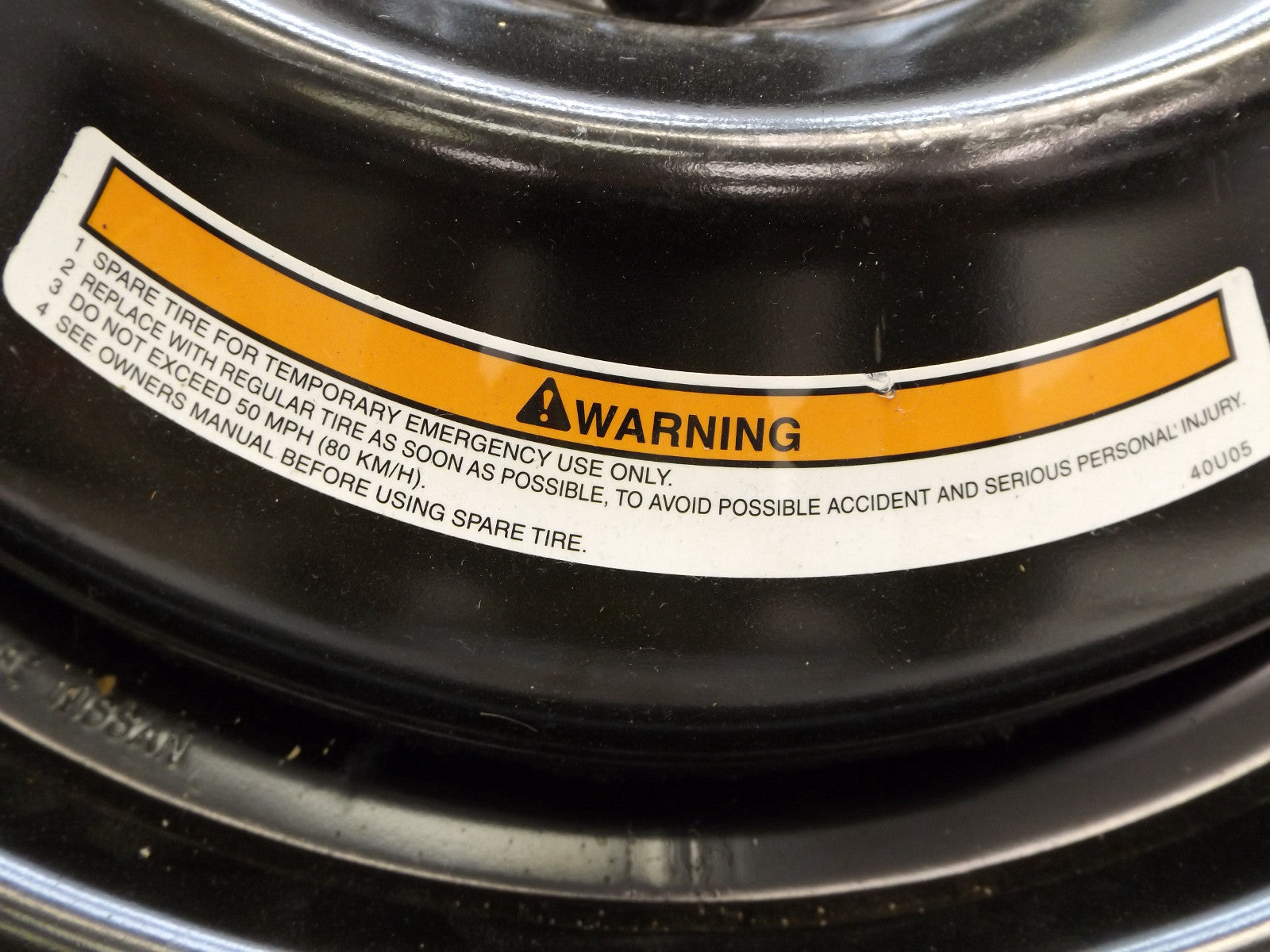 6E5Z1015B 2010-2012 Lincoln MKZ 16" 16x3.5 Compact Spare Tire Used OEM 6E5Z1015B