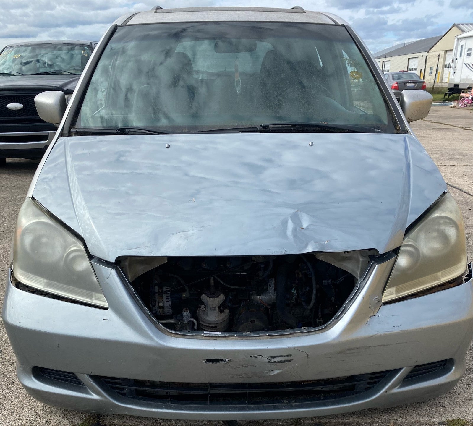 2727000760 2005-2010 Honda Odyssey Rear HVAC Blower Motor Assembly 3.5L Used 2727000760 OEM