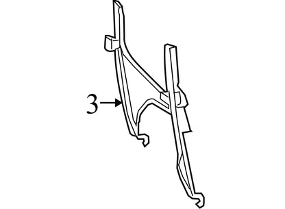 05074821AA 2009-2011 Jeep Compass Driver FL Window Regulator Used 05074821AA OEM