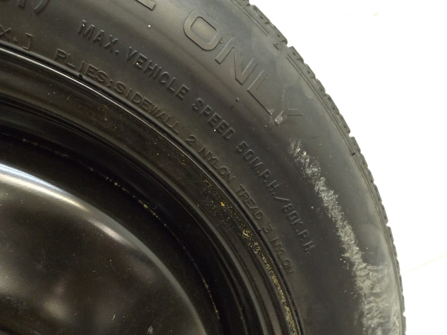 6E5Z1015B 2010-2012 Lincoln MKZ 16" 16x3.5 Compact Spare Tire Used OEM 6E5Z1015B