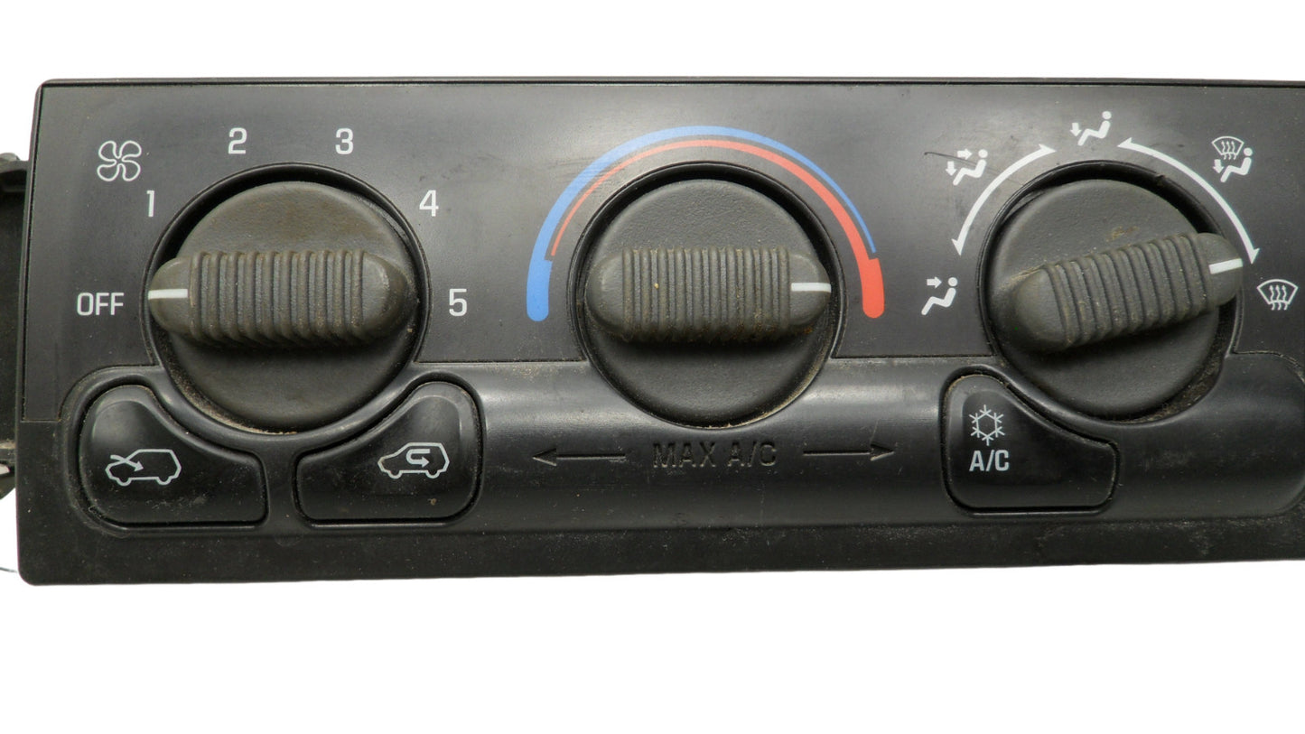 15753264 1999-2002 Chevrolet Silverado HVAC Temperature Control Panel Used 15753264 OEM