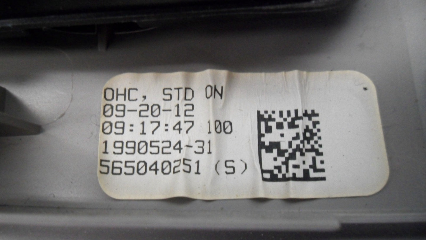 565040251 2012 Chevrolet Traverse Dome Light Assembly Used 565040251 OEM