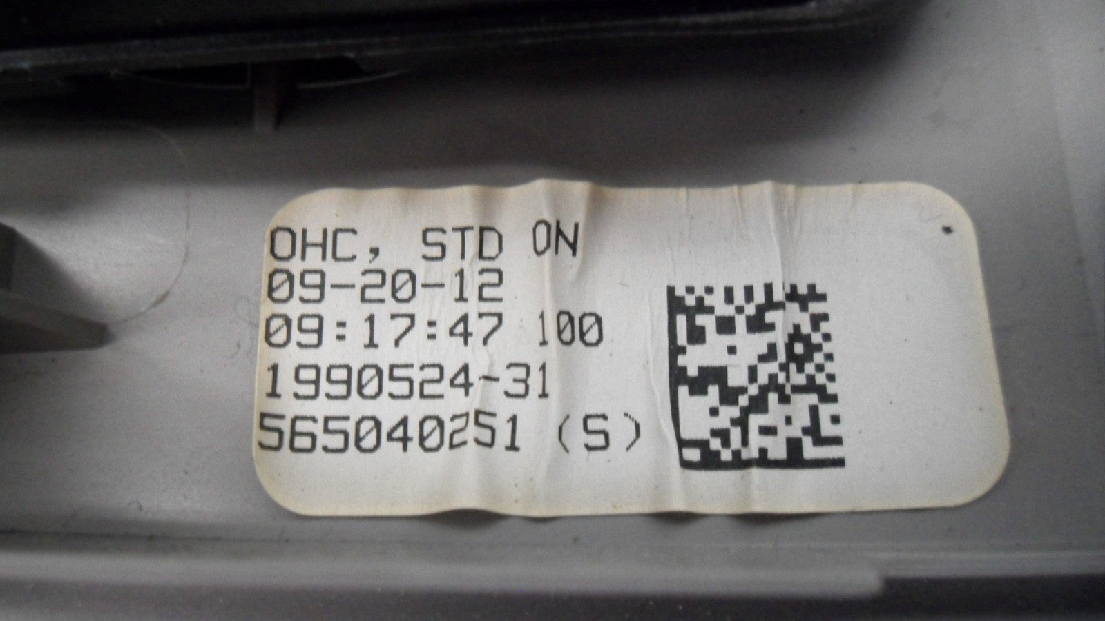 565040251 2012 Chevrolet Traverse Dome Light Assembly Used 565040251 OEM