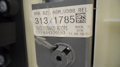 7A137827406 2007-2010 Lincoln MKX Passenger RR Door Interior Trim Panel Used 7A137827406 OEM