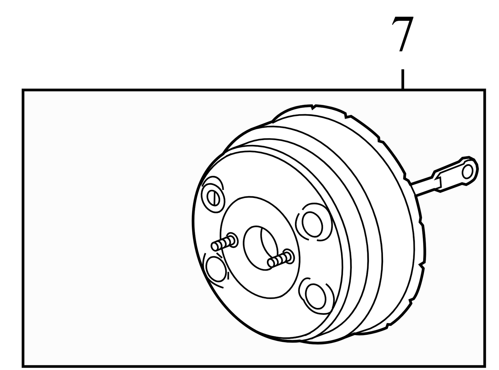 20990923 2010-2017 Chevrolet Equinox Power Brake Booster Used 20990923 OEM