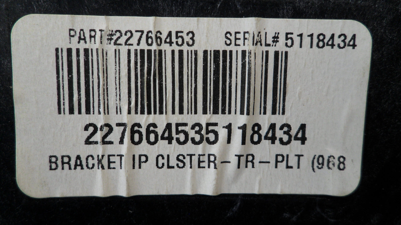 22766453 2013-2016 GMC Acadia Instrument Cluster Bracket Used OEM 22766453 
