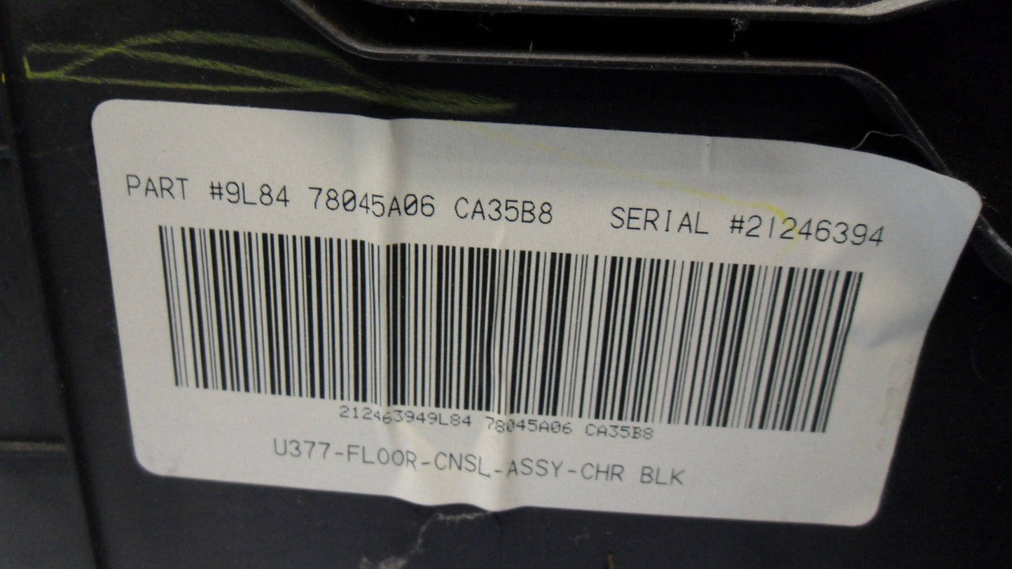9L8Z78045A36EA 2008-2012 Ford Escape Center Console Used 9L8Z78045A36EA OEM