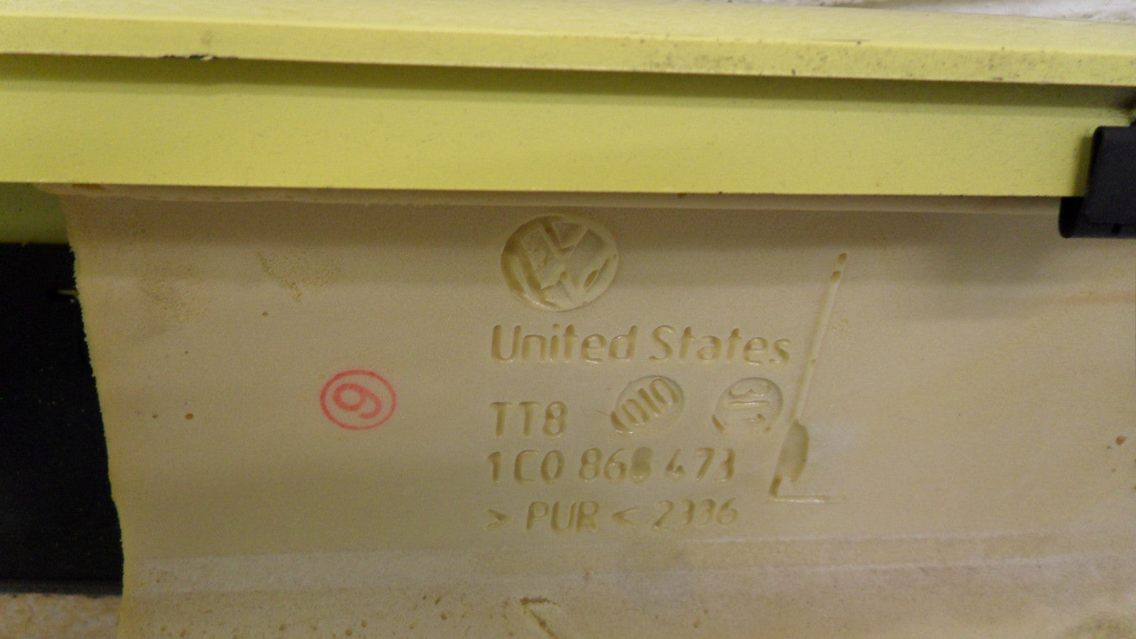 1C0868301C 2001 Volkswagen Beetle RL Interior Quarter Panel Trim Panel Used 1C0868301C OEM